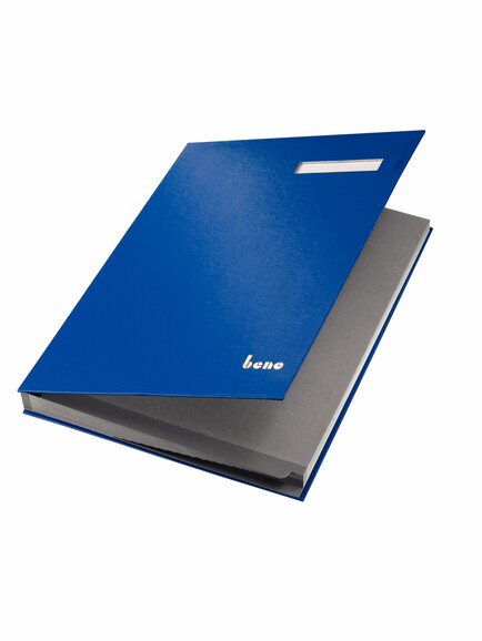 Unterschriftenbuch Bene A4 blau, Art.-Nr. 76400-BL - Paterno B2B-Shop