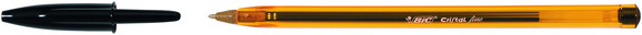 Kugelschreiber Bic Cristal F schwarz, Art.-Nr. CRISTAL-FEIN-SW - Paterno B2B-Shop