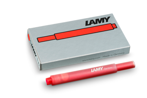 Tintenpatrone Lamy T10 rot, Art.-Nr. T10-RT - Paterno B2B-Shop