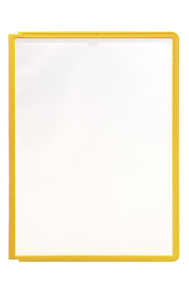 Sichttafeln Durable SHERPA A4 Rahmen gelb, Art.-Nr. 5606-GE - Paterno B2B-Shop