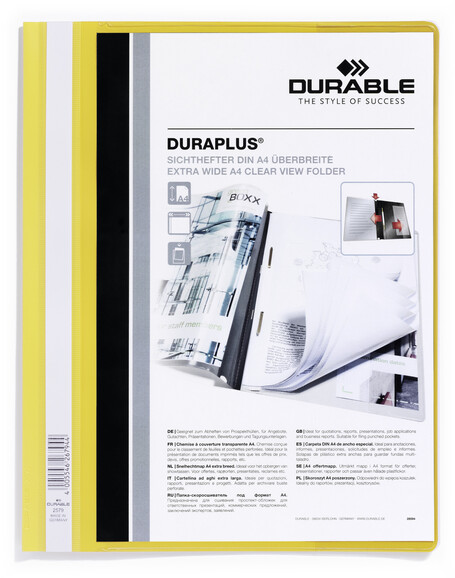 Angebotsmappe Durable Duraplus A4 gelb, Art.-Nr. 2579-GE - Paterno B2B-Shop