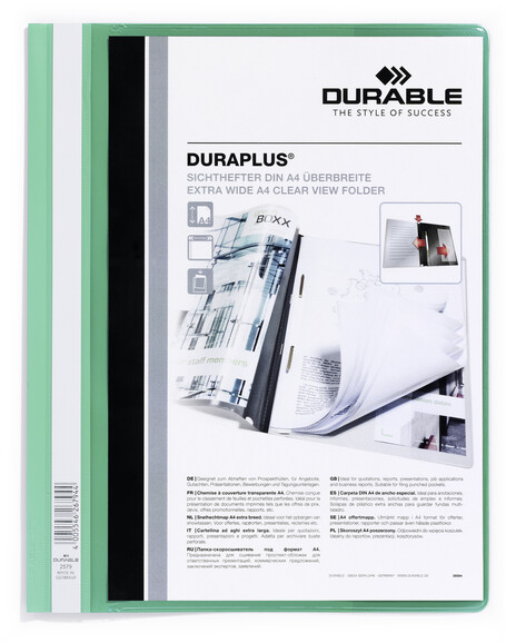 Angebotsmappe Durable Duraplus A4 grün, Art.-Nr. 2579-GN - Paterno B2B-Shop