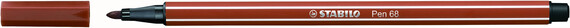 Faserschreiber Stabilo Pen 68/45 braun, Art.-Nr. 68-BR - Paterno B2B-Shop