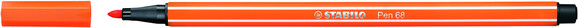Faserschreiber Stabilo Pen 68/54 orange, Art.-Nr. 68-OR - Paterno B2B-Shop