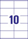Universaletiketten A4 3425 weiss 105x57mm, Art.-Nr. ZWF-3425 - Paterno B2B-Shop