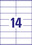 Universaletiketten A4 3477 weiss 105x41mm, Art.-Nr. ZWF-3477 - Paterno B2B-Shop