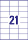 Universaletiketten A4 3481 weiss 70x41mm, Art.-Nr. ZWF-3481 - Paterno B2B-Shop