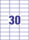 Universaletiketten A4 3489 weiss 70x29,7mm, Art.-Nr. ZWF-3489 - Paterno B2B-Shop