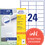 Universaletiketten A4 3658 weiss 64,6x33,8 mm, Art.-Nr. ZWF-3658 - Paterno B2B-Shop