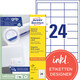 Universaletiketten A4 3658 weiss 64,6x33,8 mm, Art.-Nr. ZWF-3658 - Paterno B2B-Shop