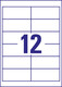 Universaletiketten A4 3659 weiss 97x42,3mm, Art.-Nr. ZWF-3659 - Paterno B2B-Shop