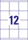 Universaletiketten A4 3661 weiss 70x67,7mm, Art.-Nr. ZWF-3661 - Paterno B2B-Shop