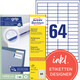 Universaletiketten A4 3667 weiss 48,5x16,9mm, Art.-Nr. ZWF-3667 - Paterno B2B-Shop
