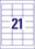 Universaletiketten A4 3670 weiss 64x36mm, Art.-Nr. ZWF-3670 - Paterno B2B-Shop