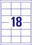 Universaletiketten A4 3671 weiss 64x45mm, Art.-Nr. ZWF-3671 - Paterno B2B-Shop