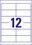 Universaletiketten ZWF 97 x 42,3 mm, weiß, Art.-Nr. 4781ZWF - Paterno B2B-Shop