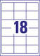 Etikett 64x45mm weiss ILC, Art.-Nr. 6171ZWF - Paterno B2B-Shop