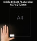 Universaletiketten ZWF 45,7 x 21,2 mm wieder, Art.-Nr. L4736REV-25 - Paterno B2B-Shop