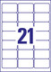 Etiketten Universal 63,5x38,1 mm wiederablösbar, Art.-Nr. L6023REV-25 - Paterno B2B-Shop