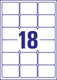 Etiketten Universal 63,5x46,6 mm ablösbar, Art.-Nr. L6025REV-25 - Paterno B2B-Shop