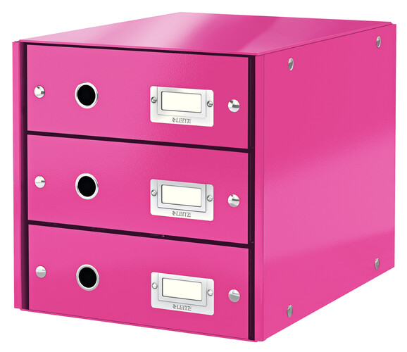 Schubladenbox Leitz CLICK&amp;STORE pink, Art.-Nr. 6048-PI - Paterno B2B-Shop