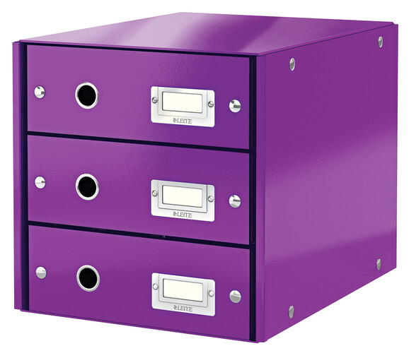 Schubladenbox Leitz CLICK&amp;STORE violett, Art.-Nr. 6048-VI - Paterno B2B-Shop