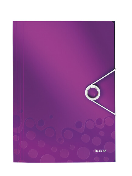 Eckspannmappe Leitz WOW PP A4 violett metallic, Art.-Nr. 459900-VIME - Paterno B2B-Shop