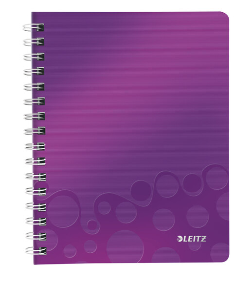 Notizbuch Leitz WOW A5 kar. violett metallic, Art.-Nr. 464100-VIME - Paterno B2B-Shop