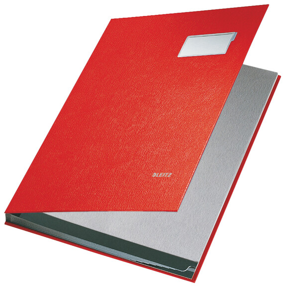 Unterschriftenbuch Leitz A4 rot, Art.-Nr. 5701-00-RT - Paterno B2B-Shop