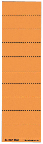 Beschriftungsschild Leitz 1901 orange, Art.-Nr. 1901-00-OR - Paterno B2B-Shop