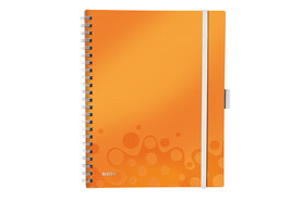 Notizbuch Leitz WOW A4 kar. orangemetallic, Art.-Nr. 464500-ORME - Paterno B2B-Shop