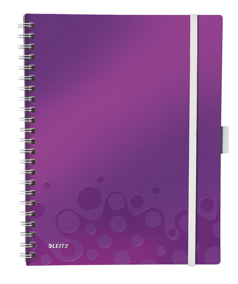 Notizbuch Leitz WOW A4 kar. violett metallic, Art.-Nr. 464500-VIME - Paterno B2B-Shop