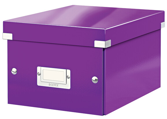 Aufbewahrungsbox Leitz Click &amp; Store A5 violett, Art.-Nr. 6043-00-VI - Paterno B2B-Shop