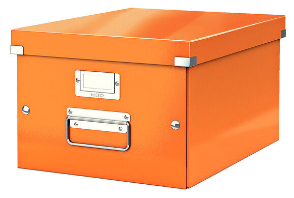 Aufbewahrungsbox Leitz Click&amp;Store A4 orange, Art.-Nr. 6044-00-OR - Paterno B2B-Shop