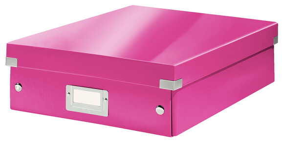 Organisationsbox Leitz CLICK&amp;STORE M pink, Art.-Nr. 6058-PI - Paterno B2B-Shop