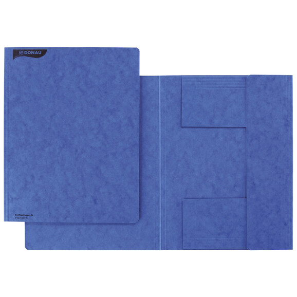 Dreiflügelmappe Biella A4 blau, Art.-Nr. 081800-BL - Paterno B2B-Shop