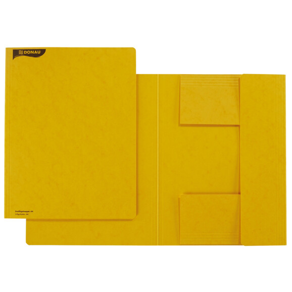 Dreiflügelmappe Biella A4 gelb, Art.-Nr. 081800-GE - Paterno B2B-Shop