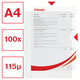 Aktenhüllen Esselte A4 115 my farblos, Art.-Nr. 54832 - Paterno B2B-Shop