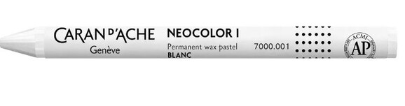 Försterkreide Neocolor Caran Dache weiss, Art.-Nr. 7000-WS - Paterno B2B-Shop