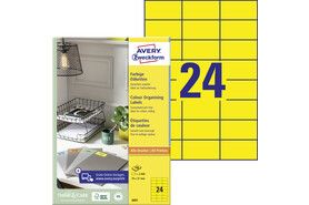 Kopieretiketten ZWF 70 x 37 mm, gelb, Art.-Nr. 3451ZWF - Paterno B2B-Shop