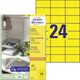 Kopieretiketten ZWF 70 x 37 mm, gelb, Art.-Nr. 3451ZWF - Paterno B2B-Shop