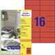 Kopieretiketten ZWF 105 x 37 mm, rot, Art.-Nr. 3452ZWF - Paterno B2B-Shop