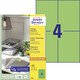 Kopieretiketten ZWF 105 x 148 mm, grün, Art.-Nr. 3458ZWF - Paterno B2B-Shop