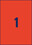 Kopieretiketten ZWF 210 x 297 mm, rot, Art.-Nr. 3470ZWF - Paterno B2B-Shop