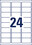 Etiketten ZWF 63,5 x 33,9 mm, Art.-Nr. J4773-10 - Paterno B2B-Shop
