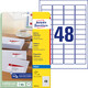 Adressetiketten ZWF 45,7 x 21,2 mm weiß, Art.-Nr. J4791-25 - Paterno B2B-Shop