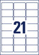 Adressetiketten ZWF 63,5 x 38,1 mm, Art.-Nr. J8160-10 - Paterno B2B-Shop