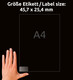 Adressetiketten ZWF 45,7 x 25,4 mm transparent, Art.-Nr. L4770-25 - Paterno B2B-Shop