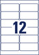 Adressetiketten ZWF 99,1 x 42,3 mm transparent, Art.-Nr. L4772-25 - Paterno B2B-Shop
