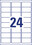Wetterfeste-Etiketten ZWF ablösb. 63,5x33,9mm, Art.-Nr. L4773REV-20 - Paterno B2B-Shop